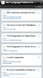 Mobile Screenshot of blog.nlp-techniques.com